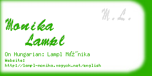 monika lampl business card